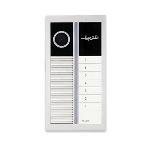 پنل آیفون تصویری 7 واحدی لمسی رندا لکتروپیک