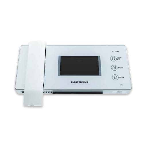 مانیتور آیفون تصویری 4.3 اینچ سفید 1096 PRO الکتروپیک — تصویر ۷