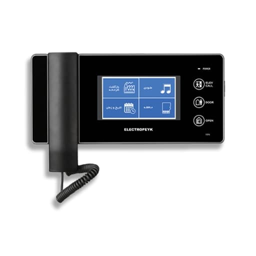 مانیتور آیفون تصویری 4.3 اینچ مشکی 1096 PRO الکتروپیک