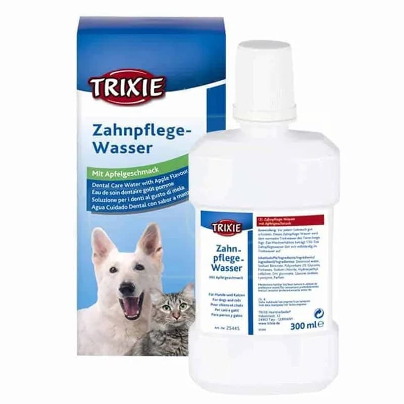 دهان شویه حیوانات سگ و گربه تیریکسی Trixie Dental Care حجم 300 میلی لیتر — تصویر ۴