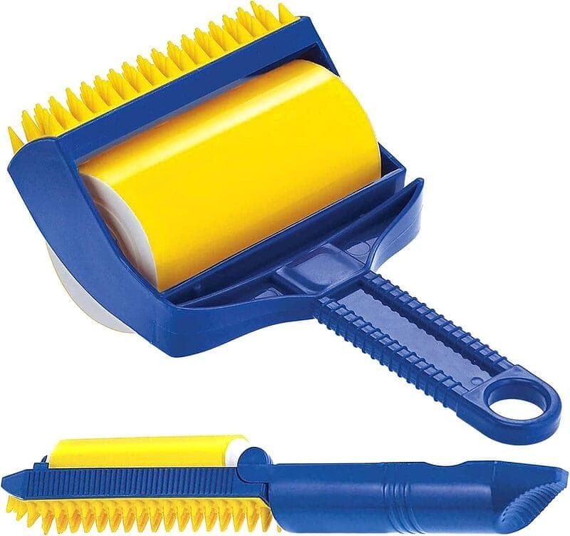 پرزگیر و جارو دستی سگ و گربه و جوندگان مدل استیکی بادی غلطکی رول دائمی سیلیکونی قابل شستشو