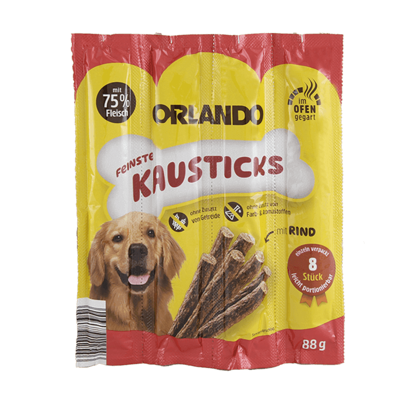 تشویقی مدادی سگ اورلاندو با طعم گوشت گاو Orlando Stick Beef بسته 1 عددی