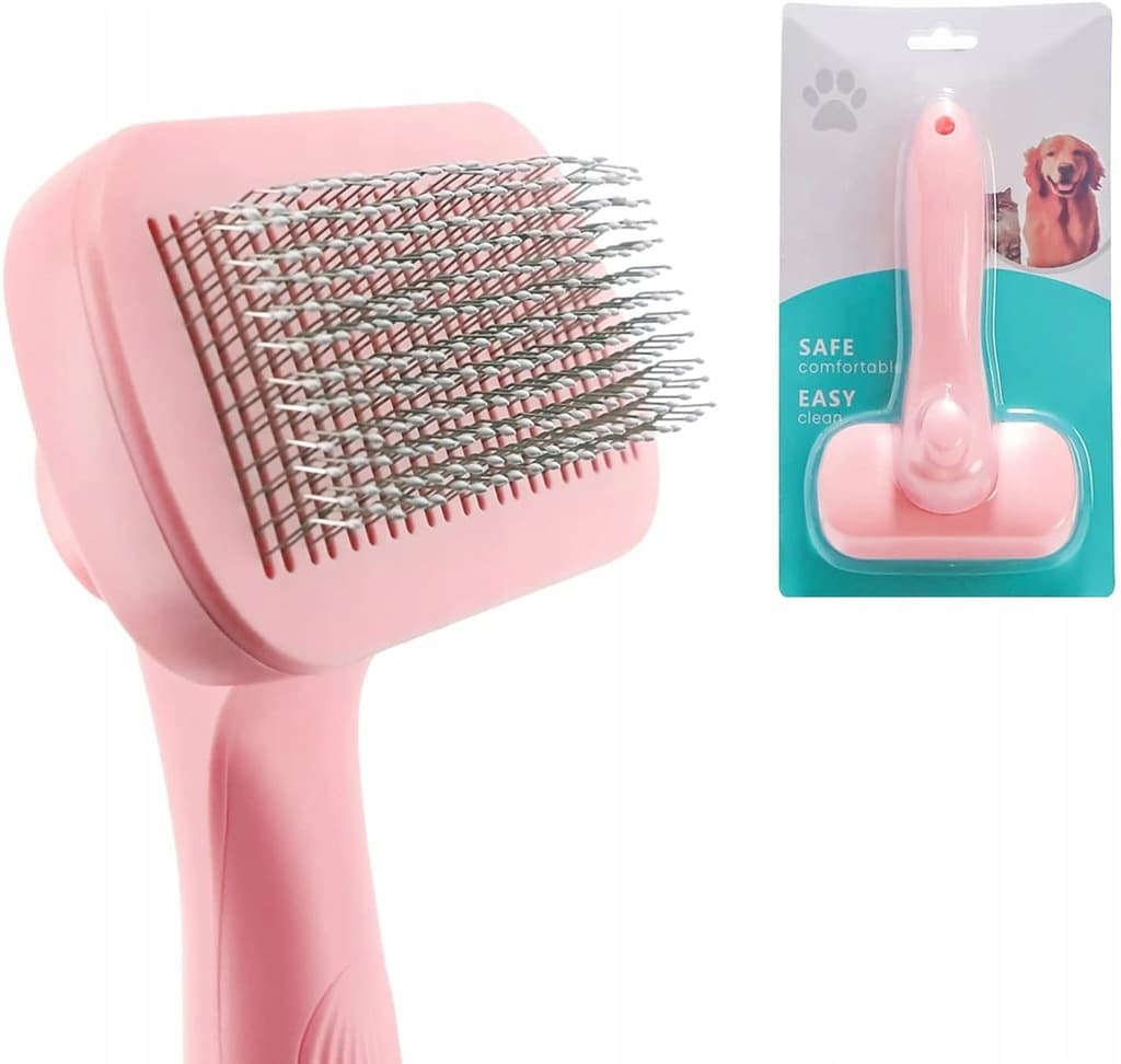 برس حیوانات سگ و گربه با دکمه تخلیه مو PET NEEDLE