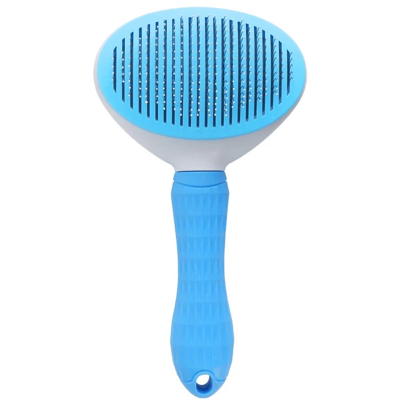 برس سگ و گربه مدل بیضی دکمه تخلیه دار کلین (CLEAN)