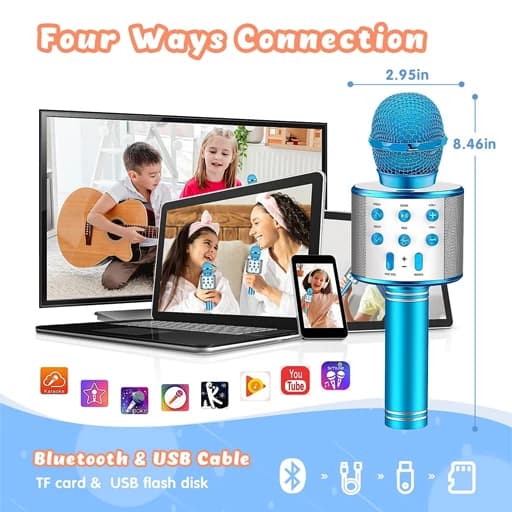 میکروفون اسباب‌بازی Tesoyzii — تصویر ۸