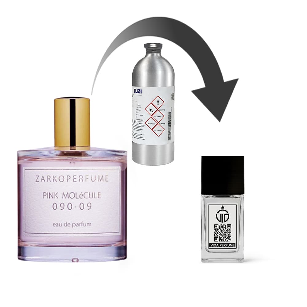 دکانت عطر زارکو پرفیوم پینک مولکول 090.90 – برند لوزی — تصویر ۴