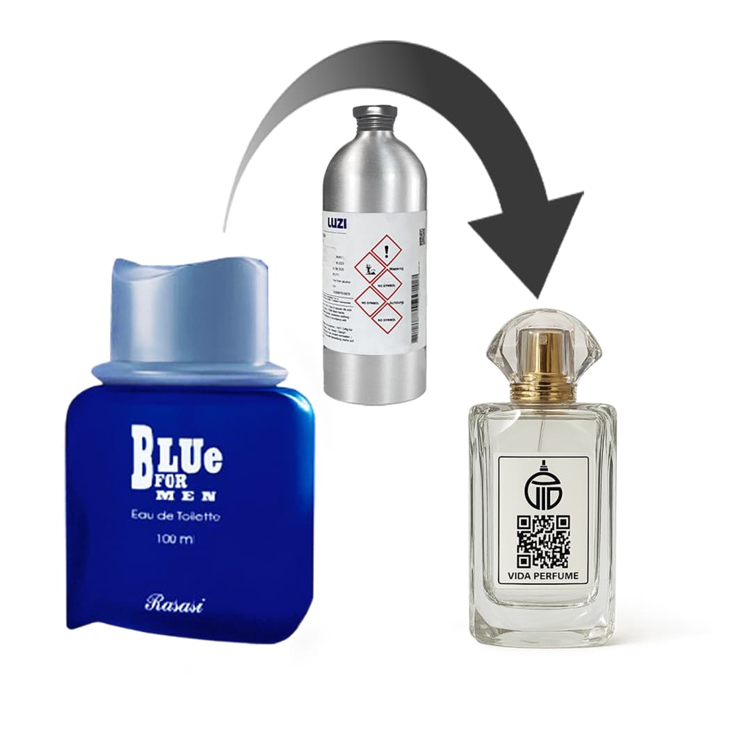 دکانت عطر رصاصی بلو فور من – برند لوزی — تصویر ۵