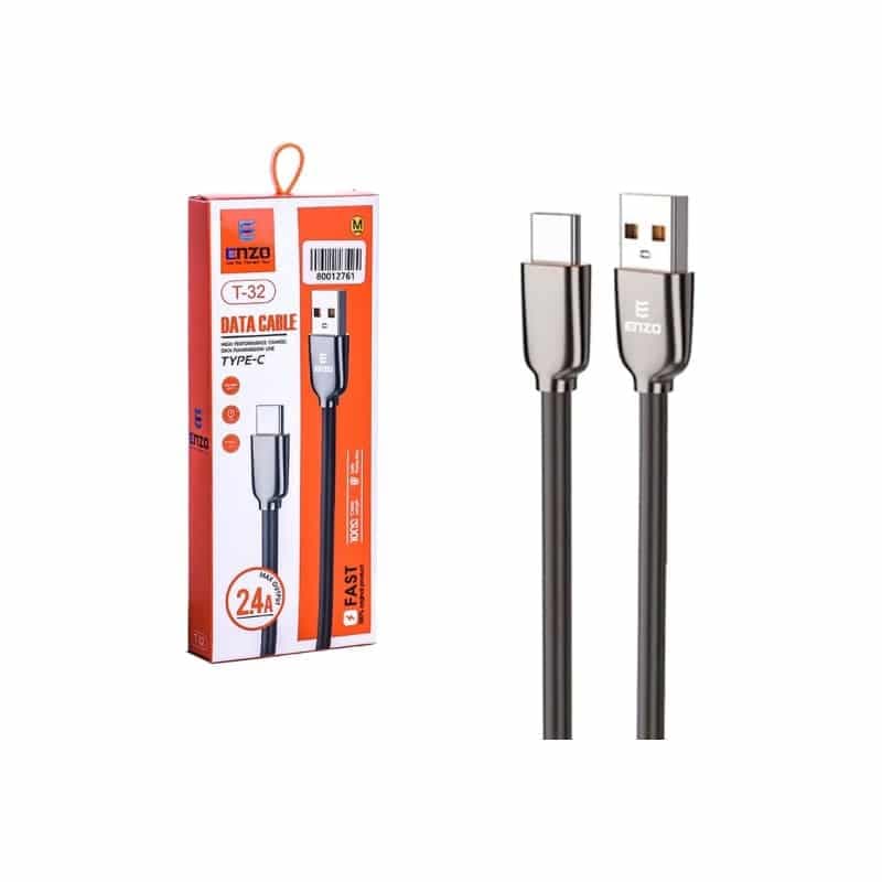 کابل شارژ انزو Enzo T-32 (Type-A to Type-C) طول 1 متر