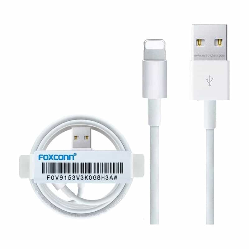 کابل شارژ فاکسکان Foxconn (Type-A to Lightning) طول 1 متر