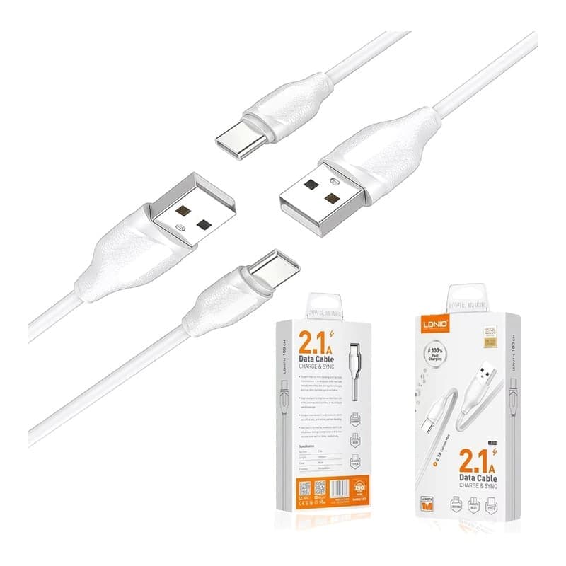 کابل شارژ الدینیو Ldnio LS-371 (Type-A to Type-C) طول 1 متر — تصویر ۷