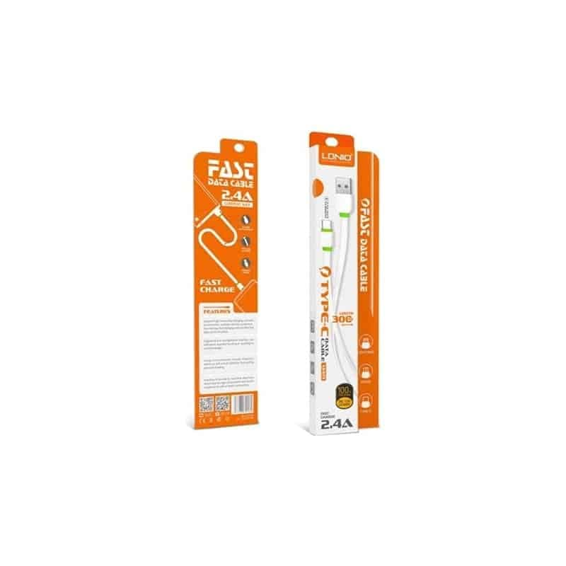 کابل شارژ الدینیو Ldnio XS-073 (Type-A to Type-C) طول 30 سانتیمتر — تصویر ۶