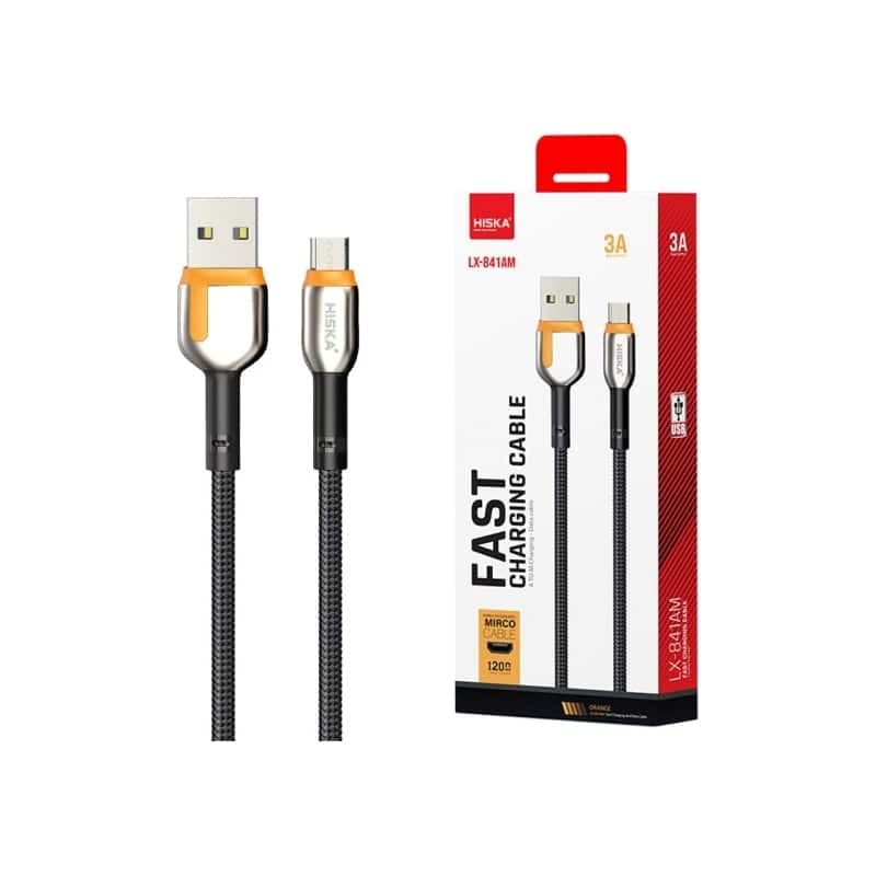 کابل شارژ هیسکا Hiska LX-841AM (Type-A to Micro USB) طول 1.2 متر