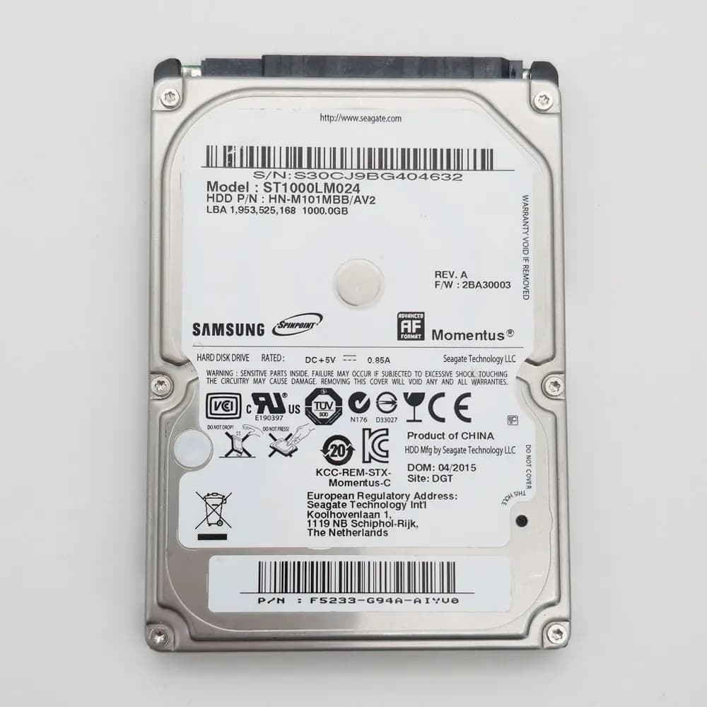 هارد دیسک اینترنال ۲.۵ اینچ SATA سامسونگ ۱ ترابایت