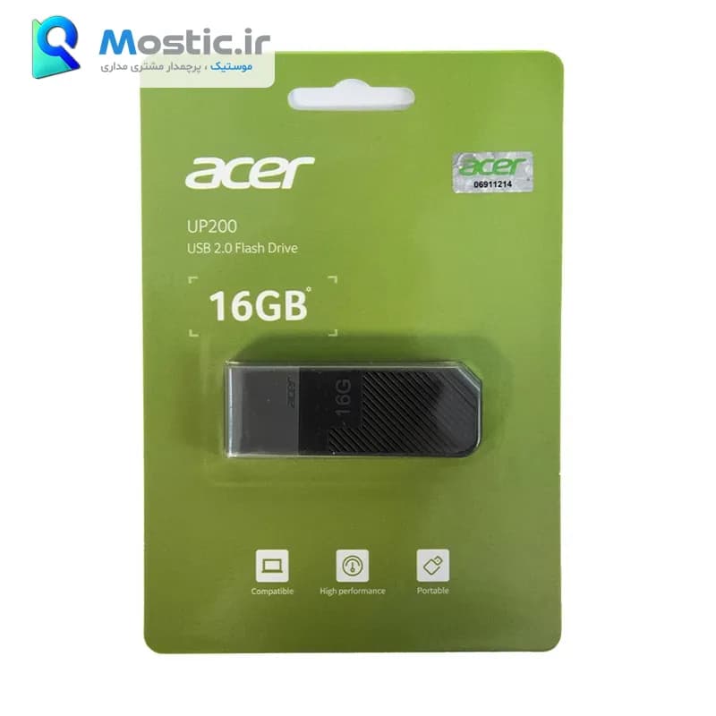 فلش مموری ایسر USB 2.0 مدل UP200 ظرفیت 16 گیگابایت — تصویر ۱۲