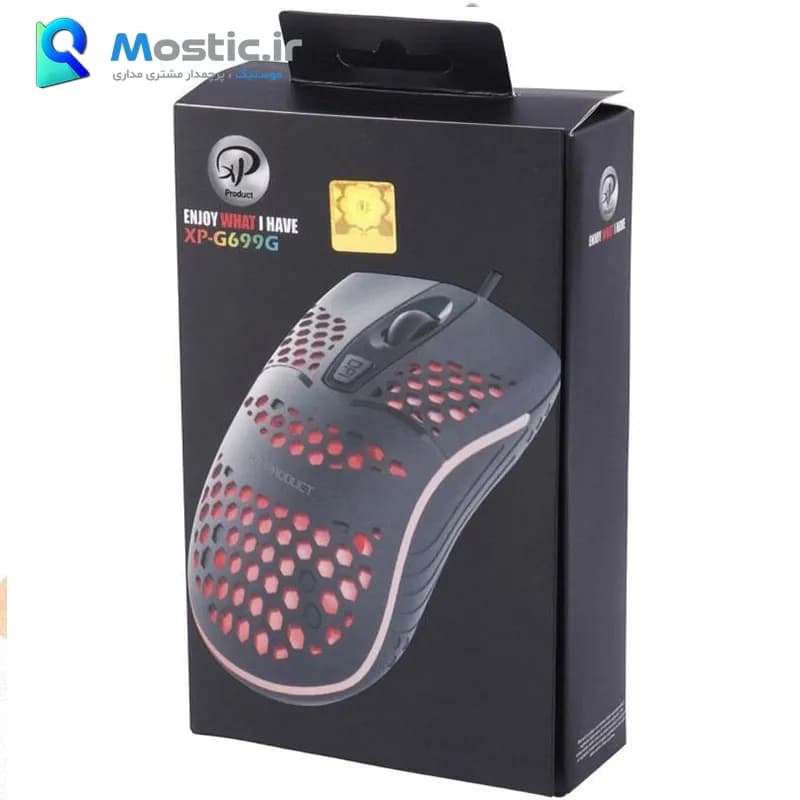 ماوس باسیم گیمینگ ایکس پی پروداکت مدل XP-G699G نورپردازی RGB — تصویر ۸