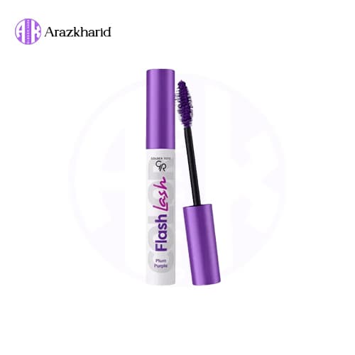 ریمل بنفش گلدن رز مدل FLASH LASH رنگ PLUM PURPLE حجم 9 میل