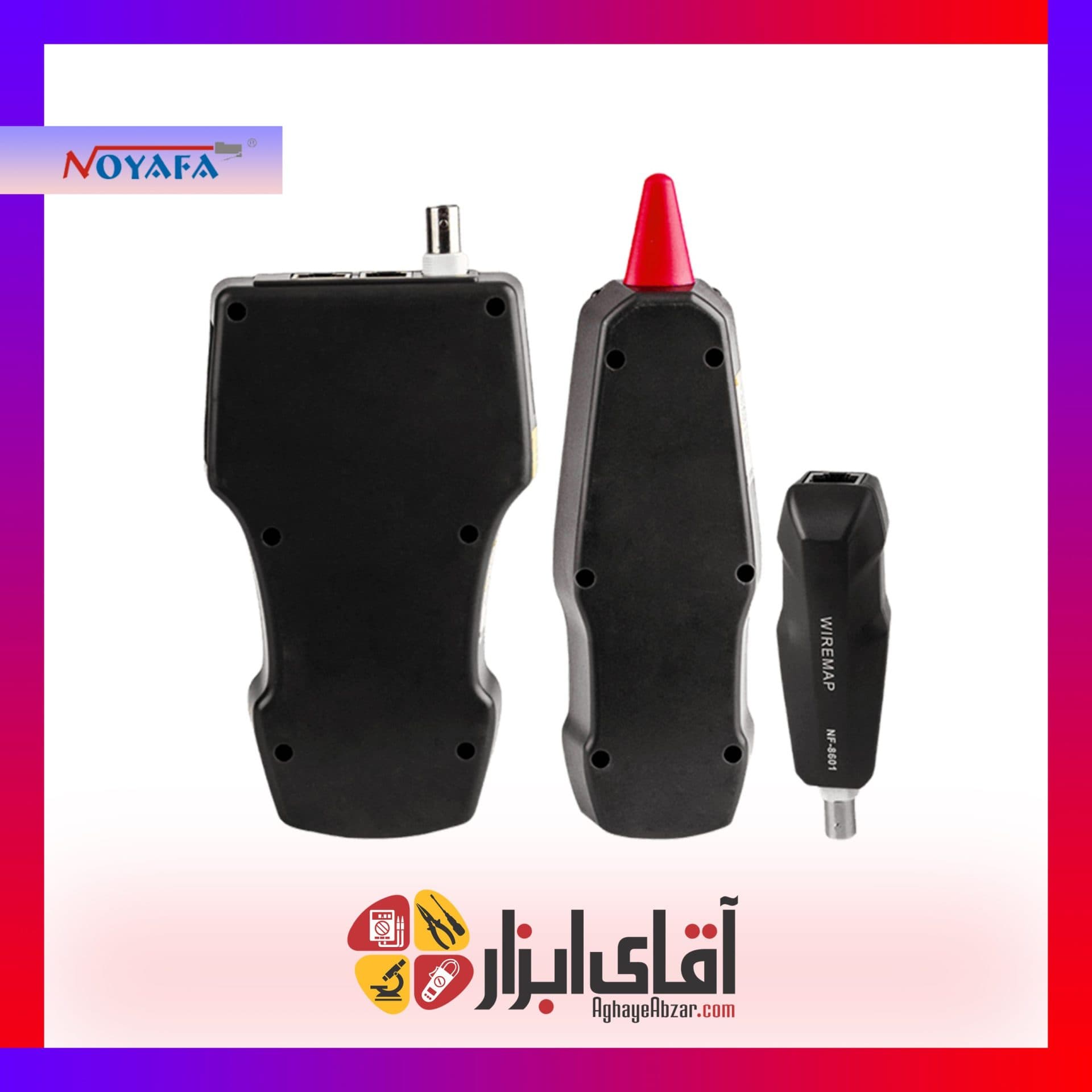 زوج یاب و تستر شبکه دیجیتال نویافا NOYAFA NF-8601 — تصویر ۵