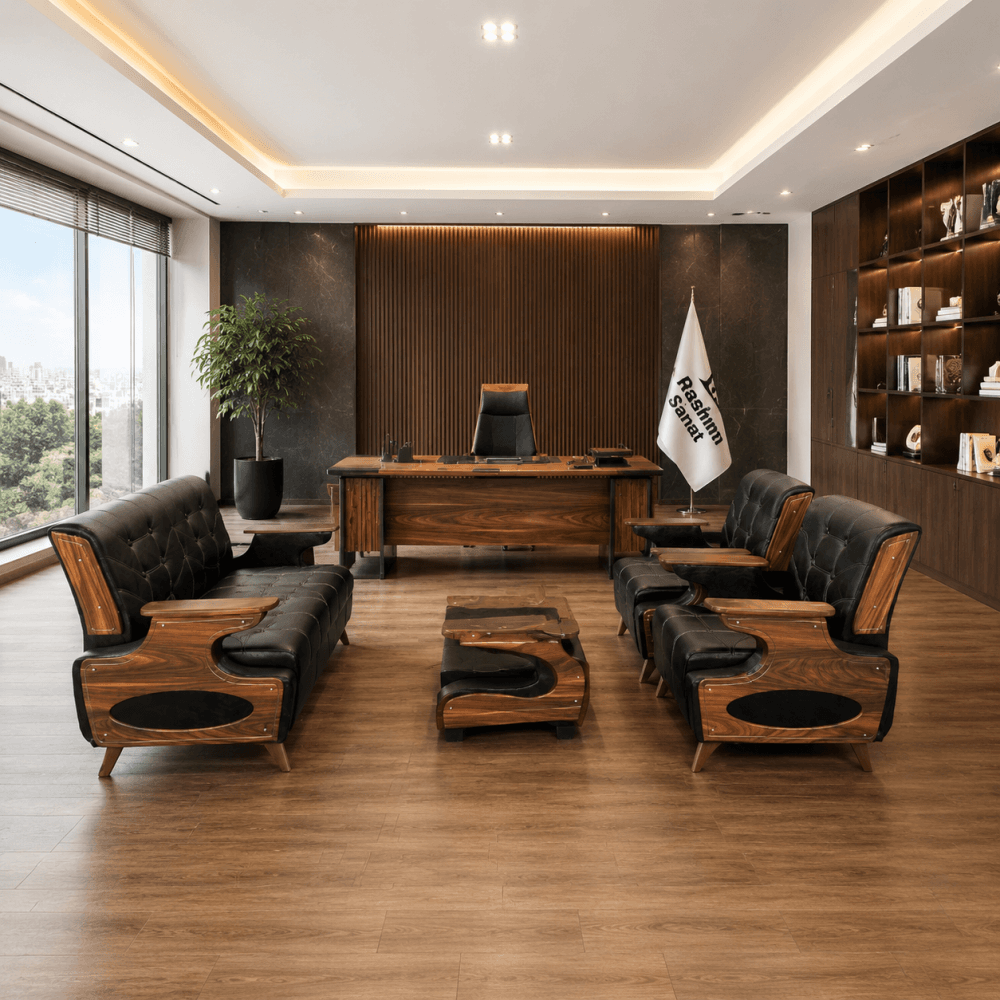 ست کامل مدیریتی دسته چوبی وکیوم مدل غزال راشنو — تصویر ۴