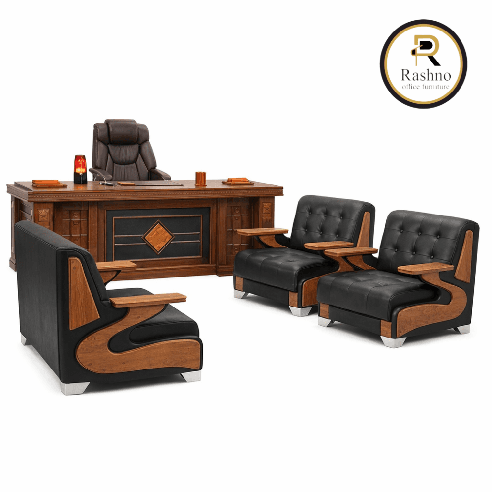 ست کامل مدیریتی دسته چوبی وکیوم مدل غزال راشنو