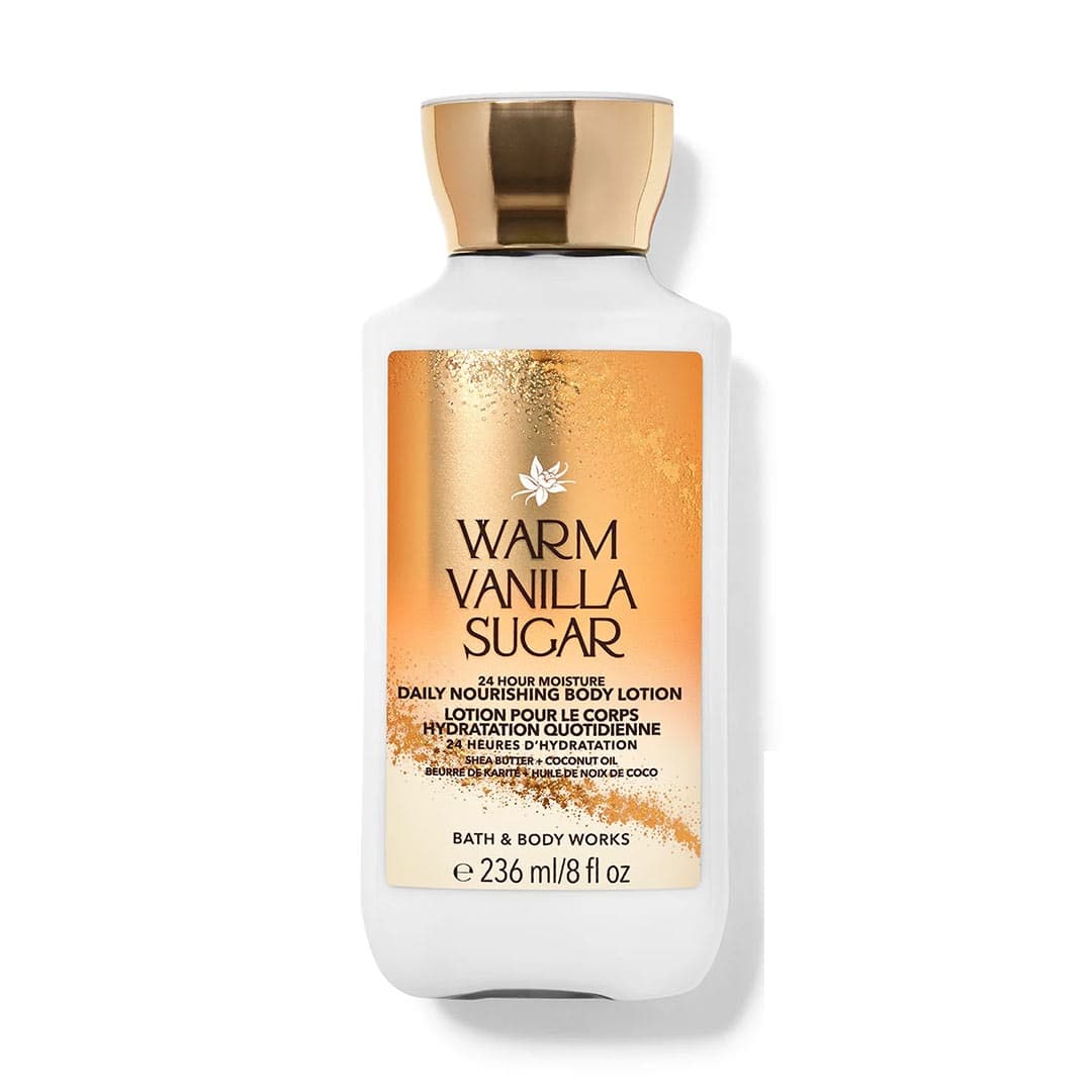 لوسیون بدن بث اند بادی ورکس Warm Vanilla Sugar آبرسان و مرطوب‌کننده 236 میلی‌لیتر — تصویر ۵