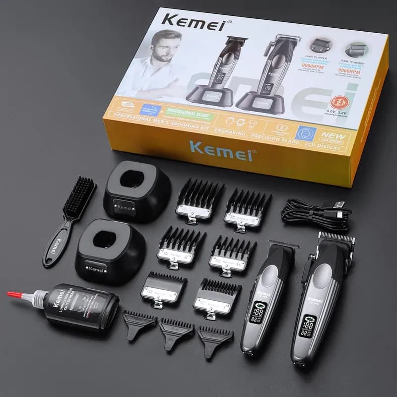 ماشین اصلاح موی سر و صورت کیمی مدل km-8536 — تصویر ۷