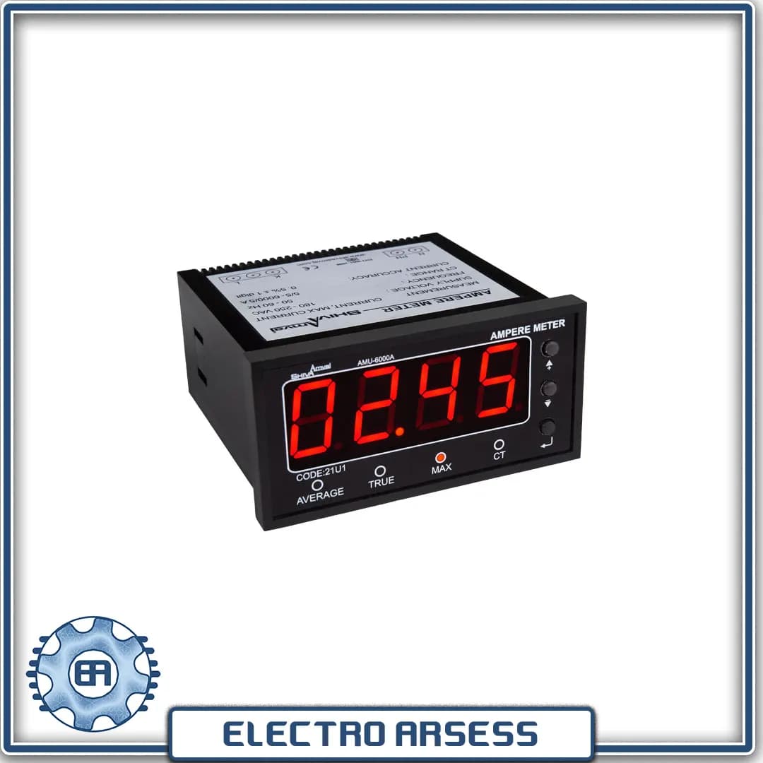 آمپر متر 48×96 شیوا امواج AMU-6000A