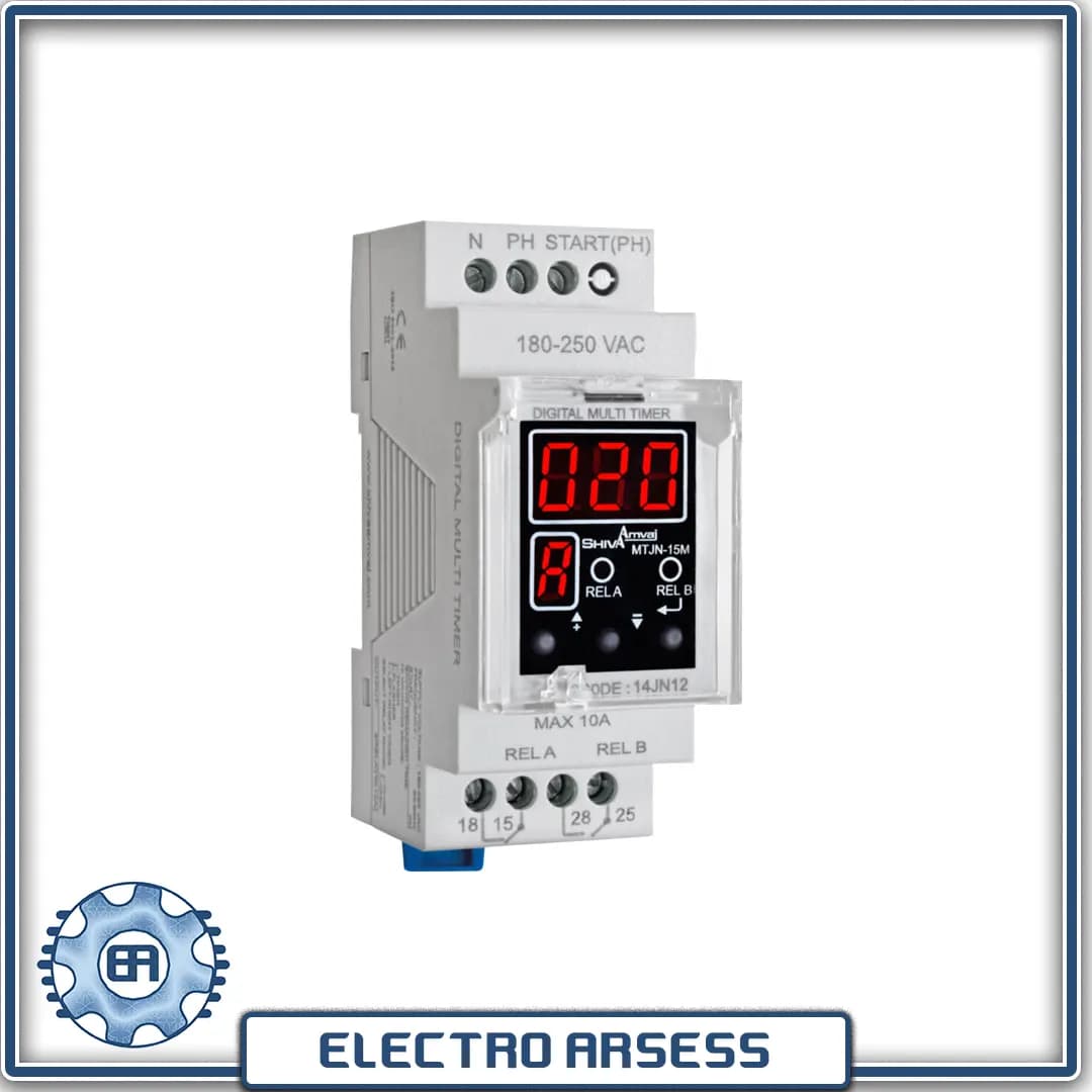 مولتی تایمر دیجیتال شیوا امواج MTJN-15M (سری N)