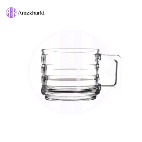 لیوان پاشاباغچه مدل Bricks کد 55833 بسته 6 عددی