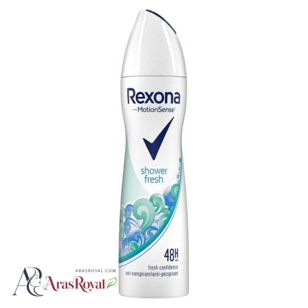 اسپری دئودورانت رکسونا Rexona زنانه مدل Shower Fresh حجم 200 میل — تصویر ۱۲