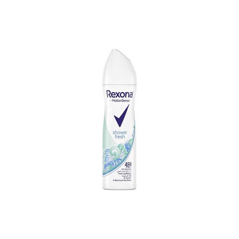 اسپری دئودورانت رکسونا Rexona زنانه مدل Shower Fresh حجم 200 میل — تصویر ۶