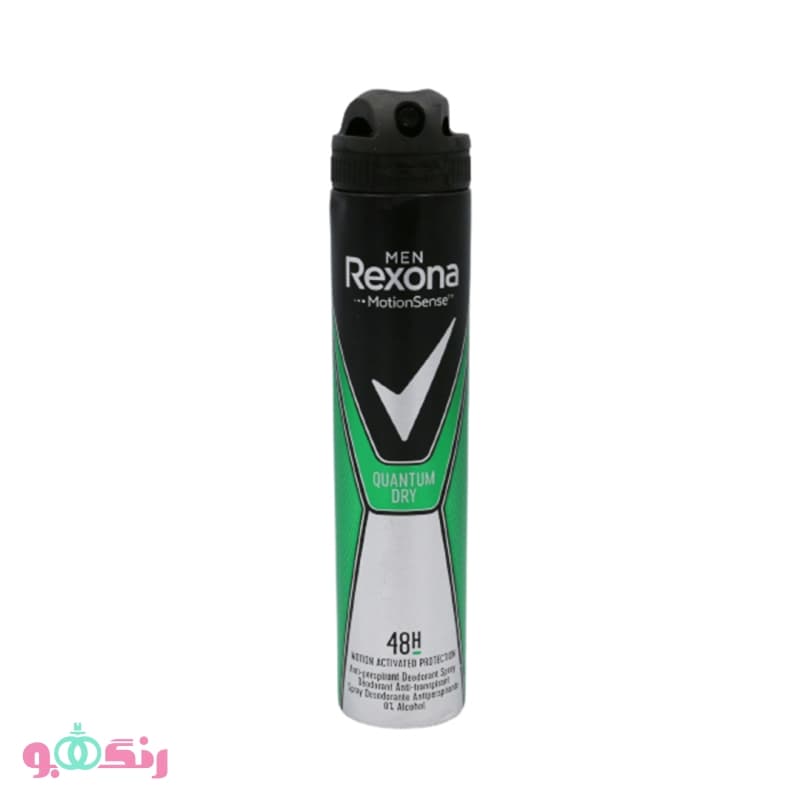 اسپری دئودورانت رکسونا Rexona مردانه مدل Quantom Dry حجم 200 میل — تصویر ۹
