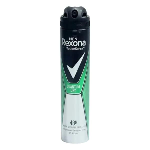 اسپری دئودورانت رکسونا Rexona مردانه مدل Quantom Dry حجم 200 میل — تصویر ۷