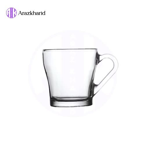 فنجان پاشاباغچه مدل کروم کد 55233 بسته دو عددی