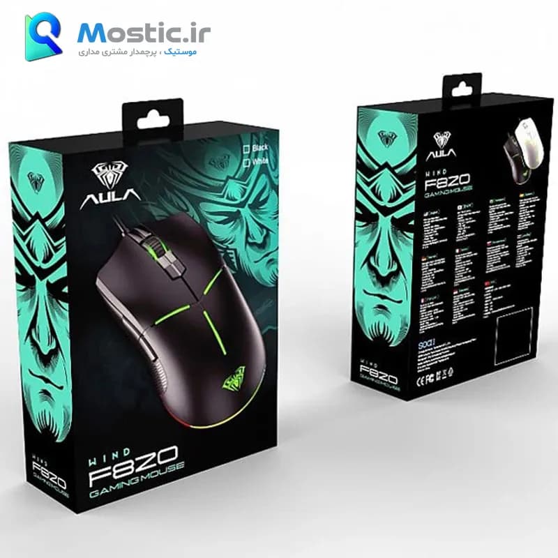 ماوس باسیم گیمینگ آئولا مدل WIND F820 — تصویر ۷