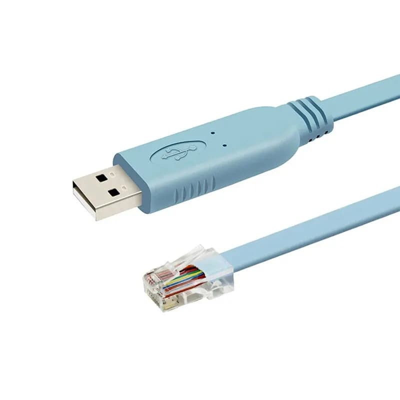 کابل کنسول شبکه USB سیسکو مدل US-RJ طول 1.5 متر — تصویر ۲