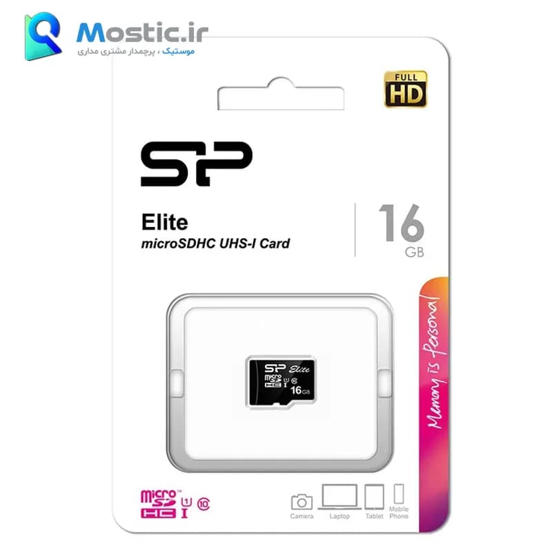 کارت حافظه microSDHC سیلیکون پاور مدل Elite کلاس 10 استاندارد UHS-I U1 سرعت 100MBps ظرفیت 16 گیگابایت — تصویر ۳