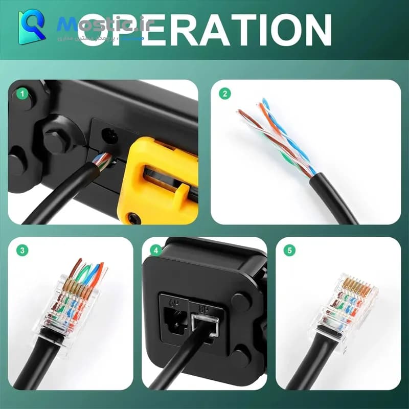 آچار سوکت زن شبکه OPEN END کی لینک مدل K-9015 — تصویر ۵
