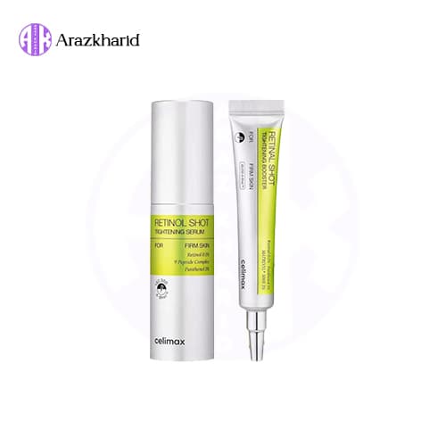 پک ضد چروک رتینول شات سلیمکس Retinal shot Celimax (سرم بوستر رتینال + سرم رتینول)