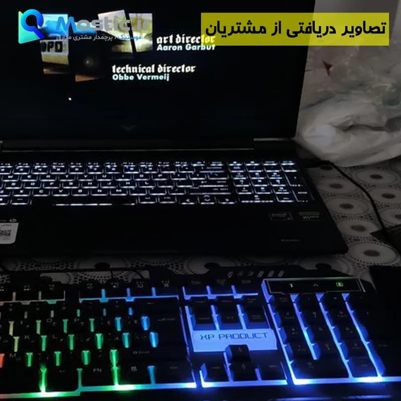 کیبورد باسیم گیمینگ ایکس پی-پروداکت مدل XP-11200N — تصویر ۹