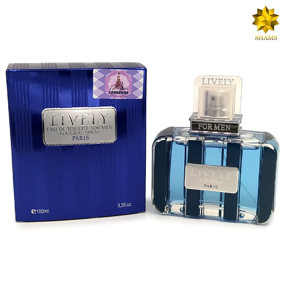 Parisis Parfums Lively Black For Men Edt 100ml — تصویر ۵