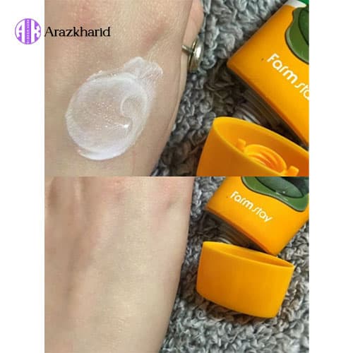 کرم ضدآفتاب و تسکین دهنده آلوئه ورای فارم استی Farm Stay Aloe Vera وزن 70 گرم — تصویر ۳
