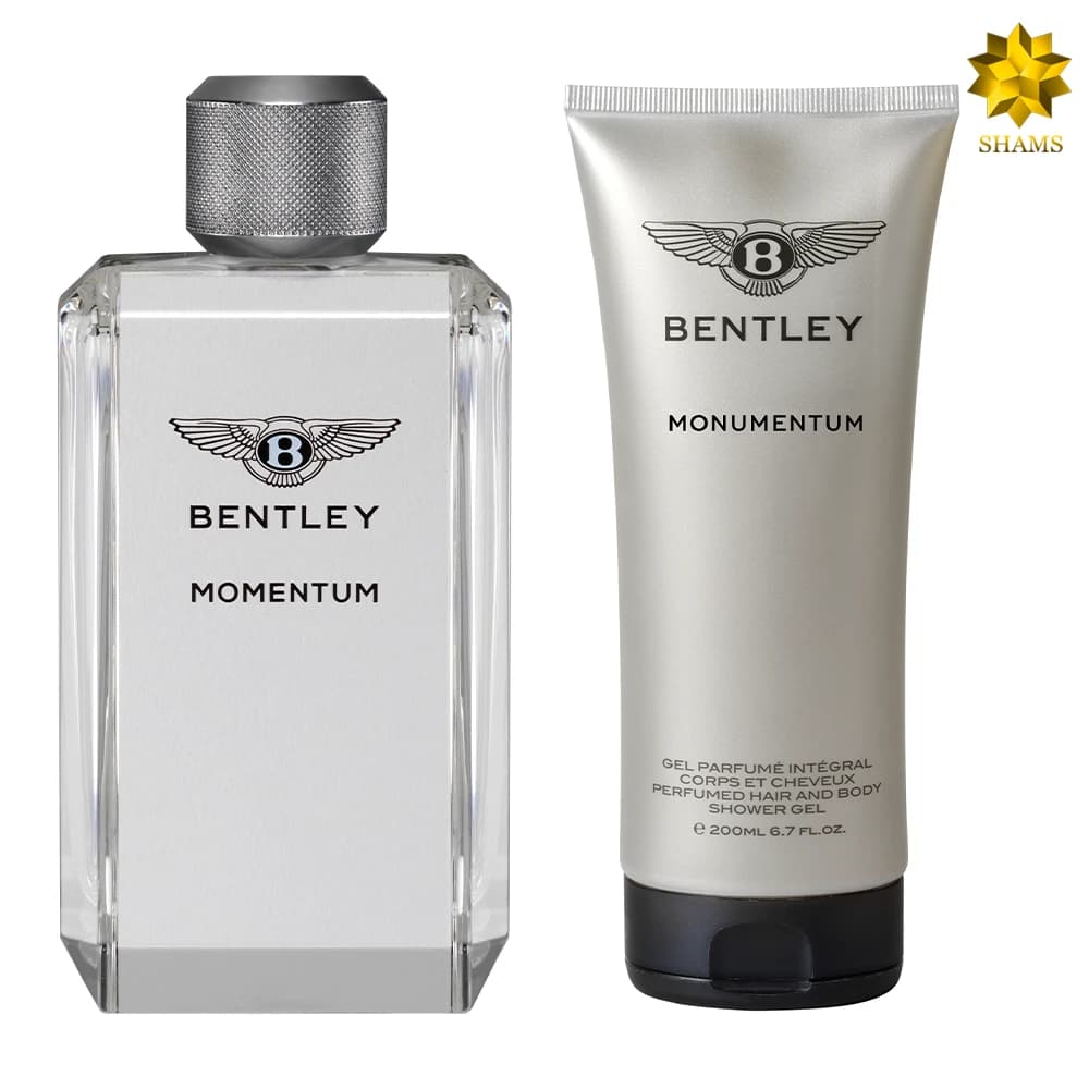 Bentley Momentum Edt 100ml ست همراه با ژل شستشوی بدن و عطر مو 200 میل — تصویر ۸