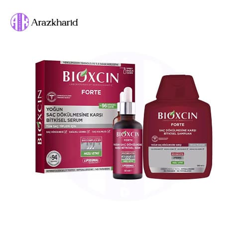 پک ضدریزش بیوکسین فورت شامپو و سرم ضد ریزش BIOXCIN اورجینال