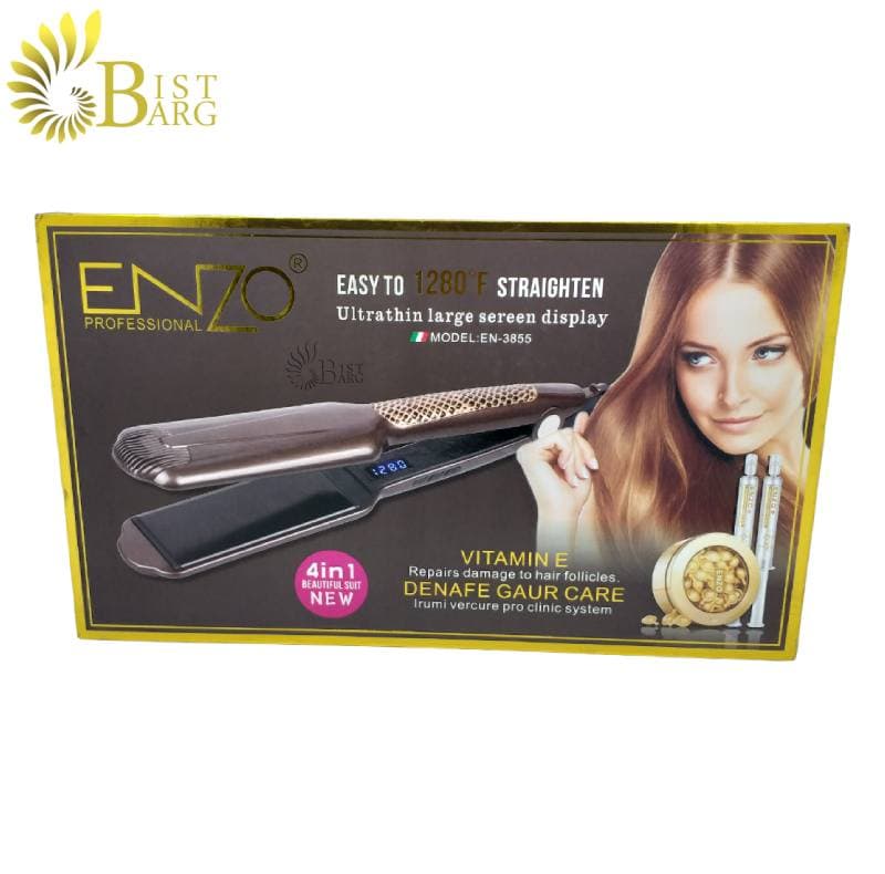 اتو مو انزو مخصوص کراتین مدل ENZO EN-3855 — تصویر ۷