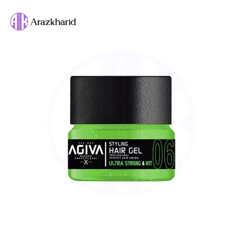 ژل مو آگیوا Agiva شماره 06 مدل Ultra Strong and Wet حجم 700 میل