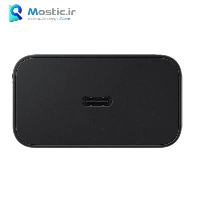 شارژر دیواری 15 وات تایپ سی فست شارژ سامسونگ مدل EP-T1510NBEGEU اتصال به پریز سه پین – تولید ویتنام — تصویر ۵
