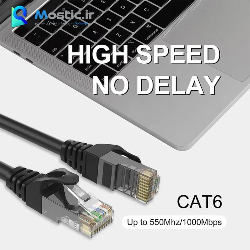 کابل شبکه CAT6 UTP بلدن مدل BEL-50 طول 20 متری — تصویر ۴