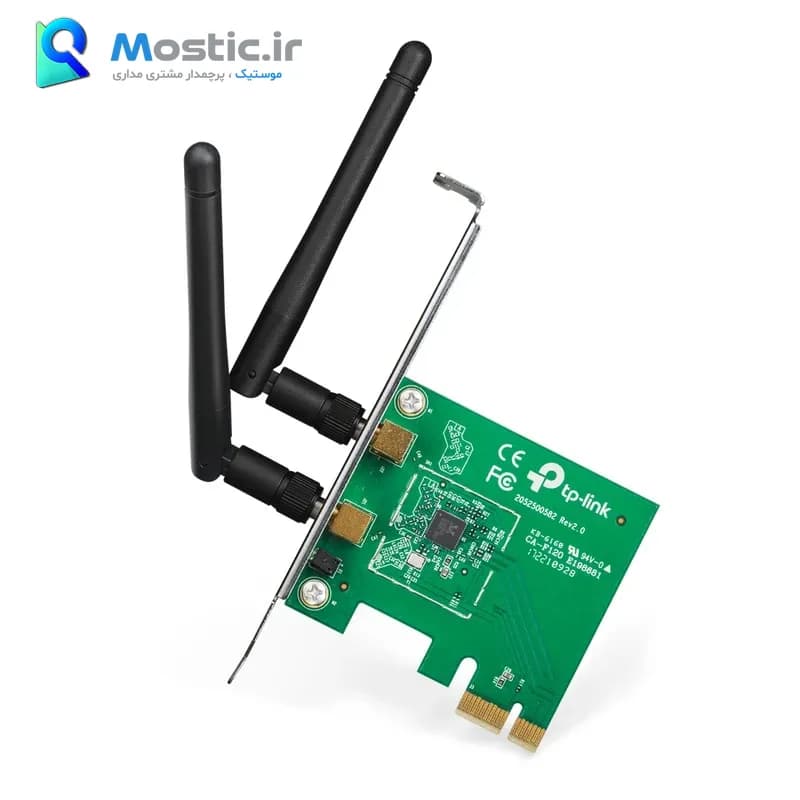 کارت شبکه بی‌سیم وایرلس 300Mbps تی پی-لینک TL-WN881ND اسلات PCI Express — تصویر ۱۱