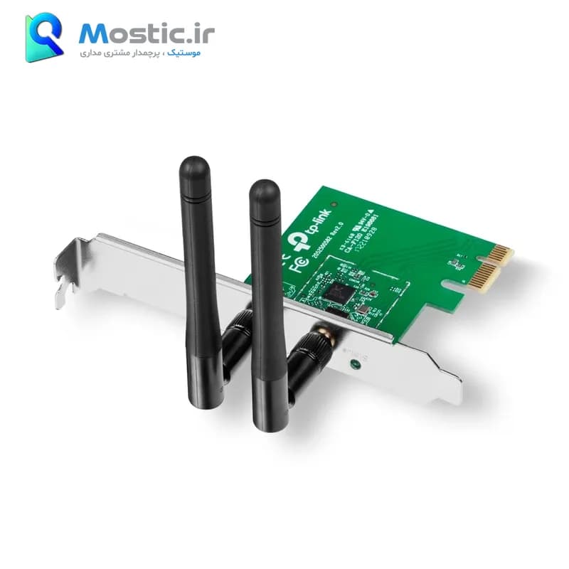 کارت شبکه بی‌سیم وایرلس 300Mbps تی پی-لینک TL-WN881ND اسلات PCI Express — تصویر ۶