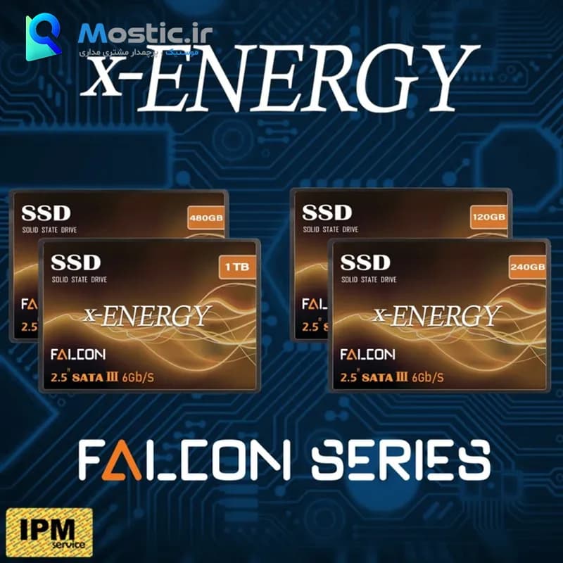 حافظه SSD اینترنال ایکس انرژی مدل FALCON ظرفیت 120 گیگابایت — تصویر ۹